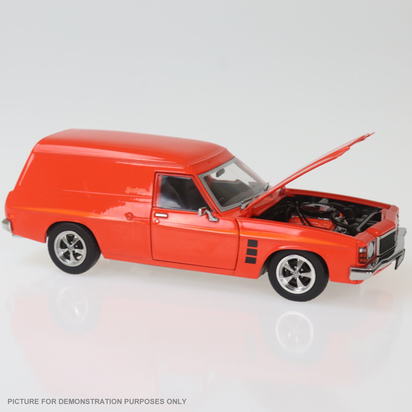 DDA Collectibles Series - 1:24 Mandarin Red 1975 HJ Holden Panel Van